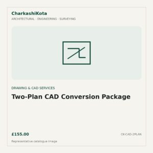 Two-Plan CAD Conversion Package – CharkashiKota